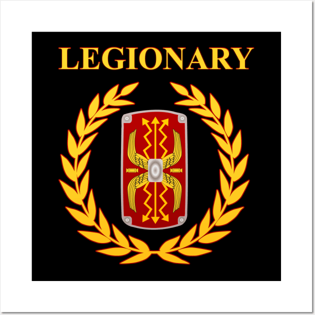 Roman Legionary Shield Wall Art by AgemaApparel